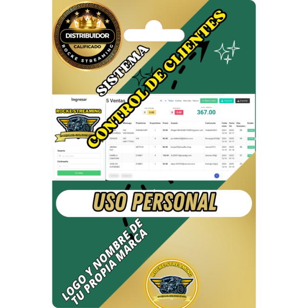 SISTEMA DE CONTROL DE CLIENTES